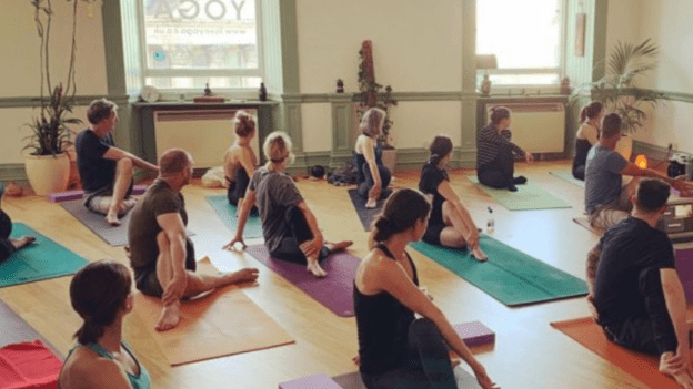 Yoga Class at Love Yoga